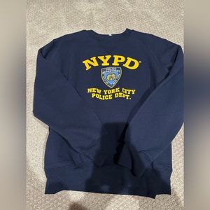 NYPD sweatshirt in navy
